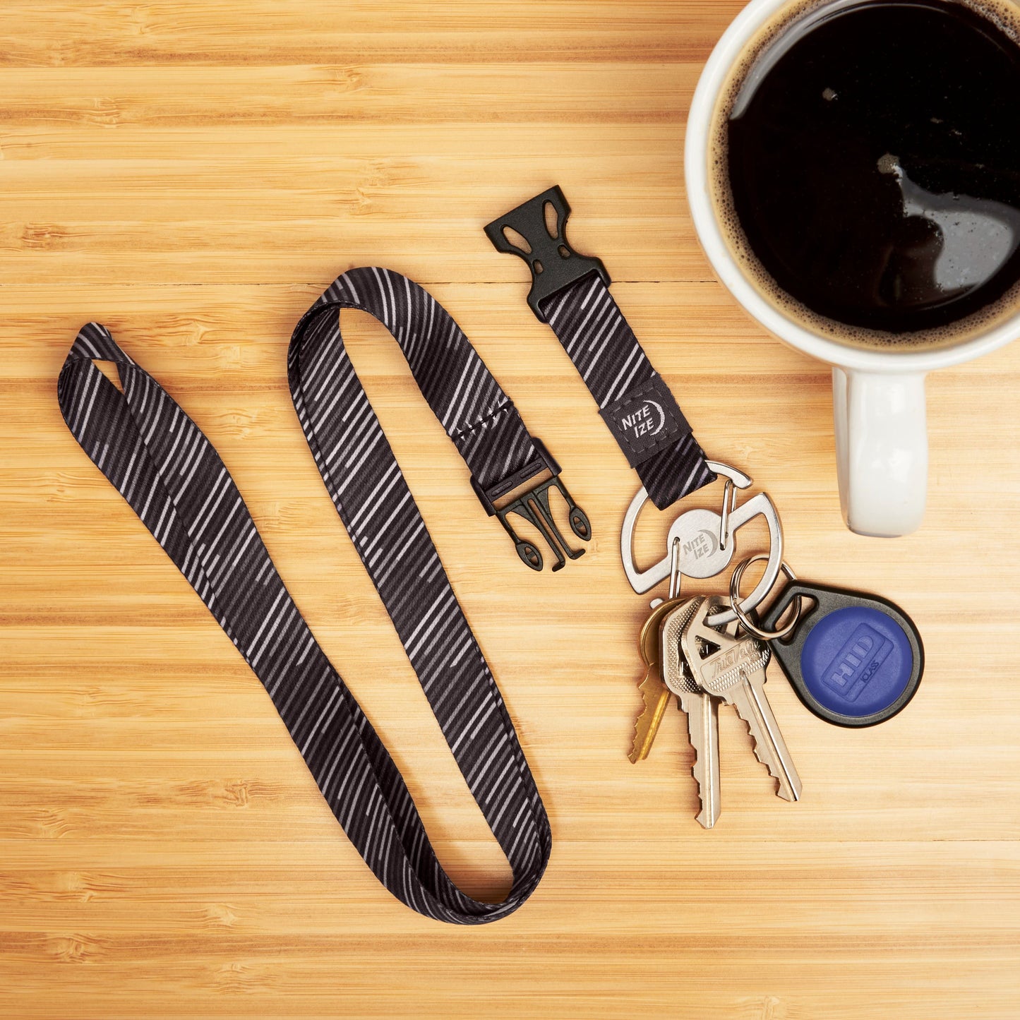 MEDALLION KEY LANYARD