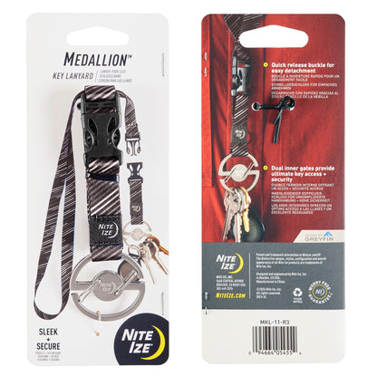 MEDALLION KEY LANYARD