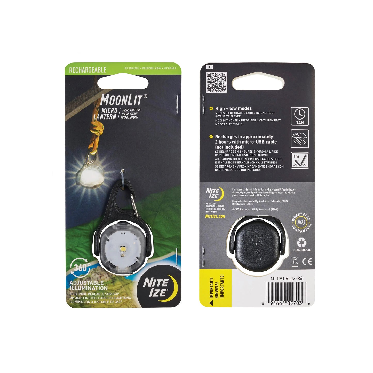 MOONLIT® RECHARGEABLE MICRO LANTERN