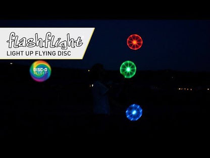 Light Up Flying Disc With Disc-o