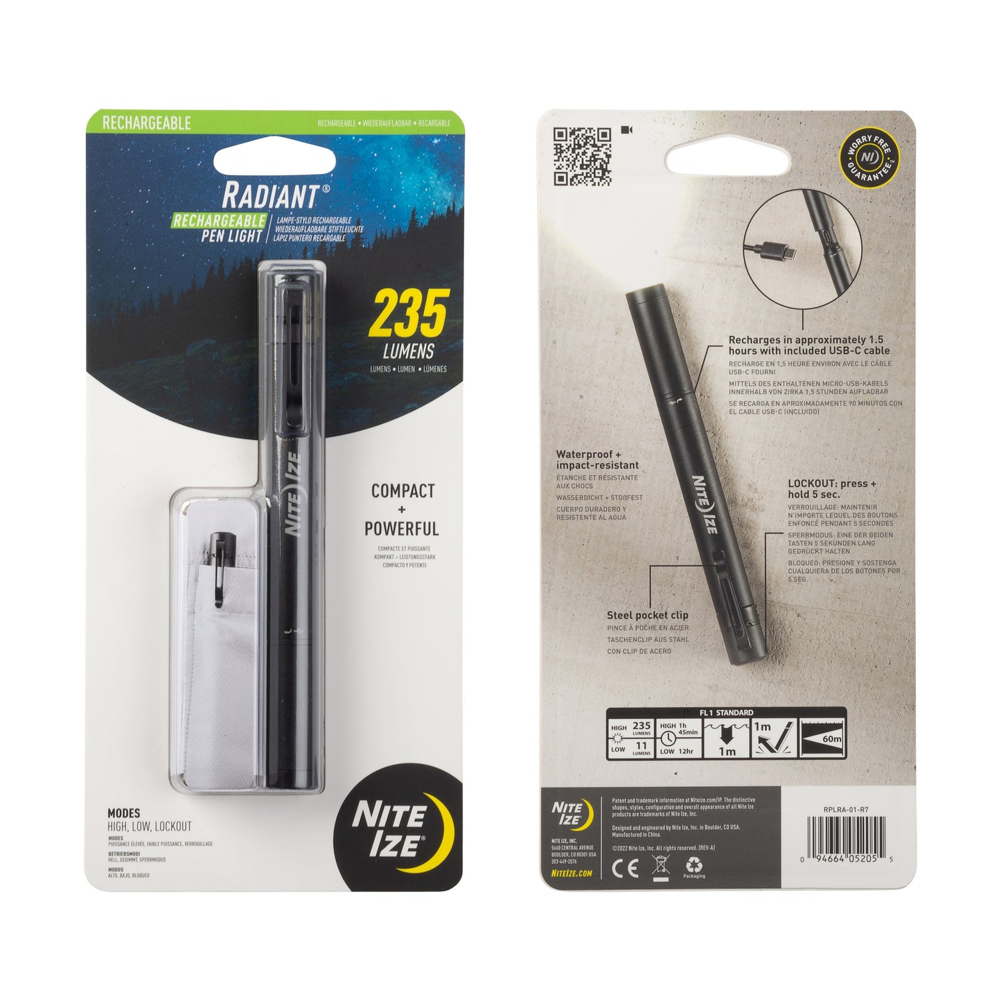 Rechargeable Pen Light Radiant