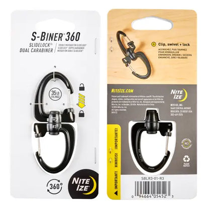 S-BINER® 360 SLIDELOCK® DUAL CARABINER