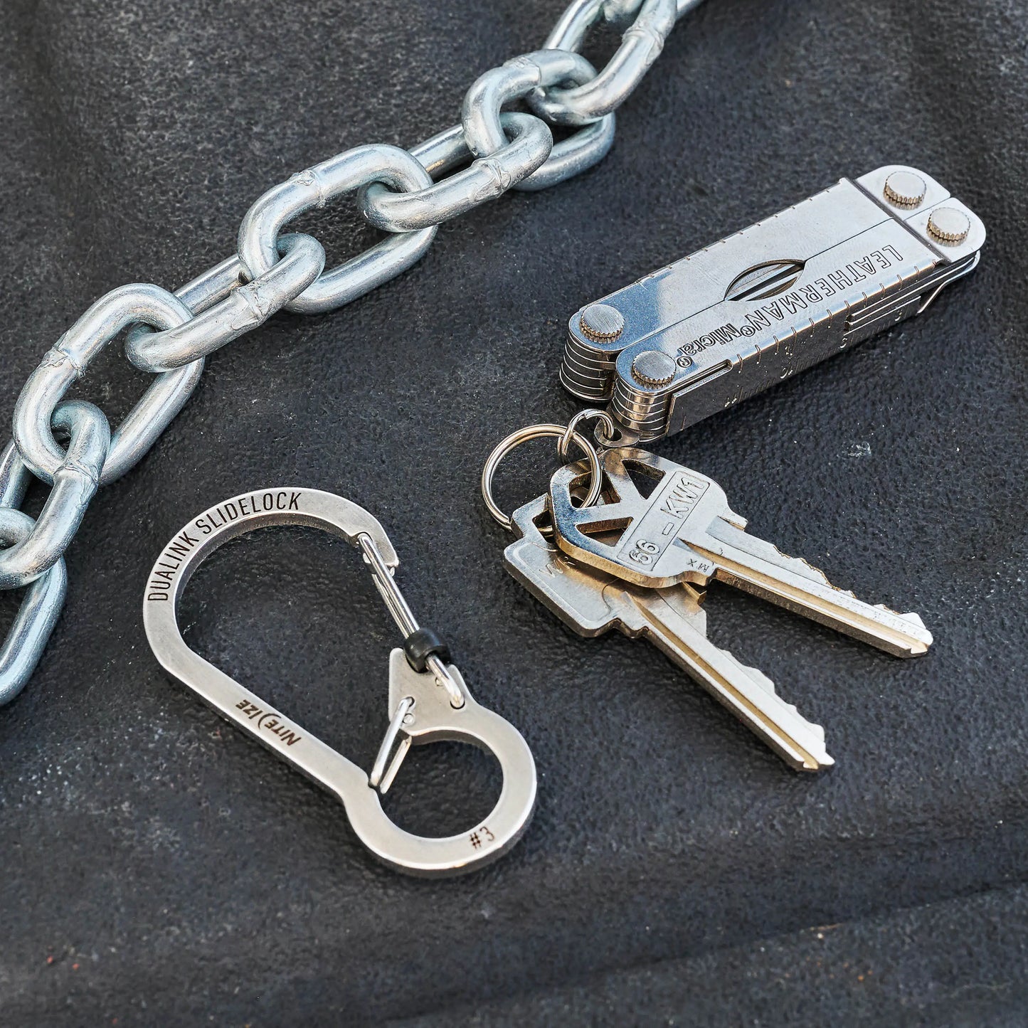 CARABINER DUALINK SLIDELOCK DUAL CHAMBER