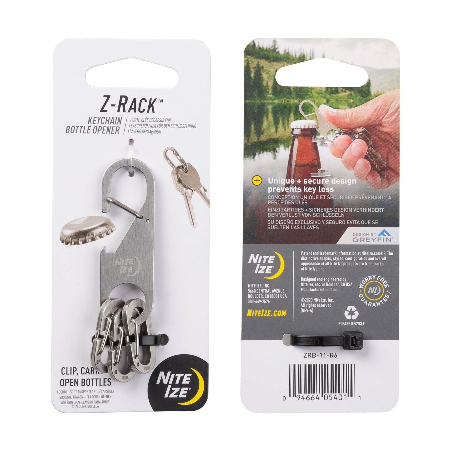 Z-RACK KEYCHAIN BOTTLE OPENER