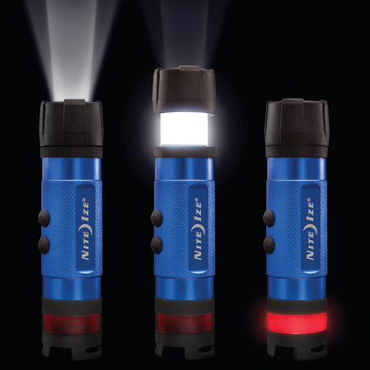 Radiant 3-In-1 Led Mini Flashlight