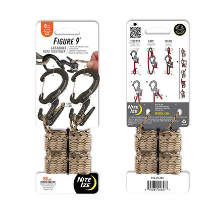 CARABINER ROPE TIGHTENER - FIGURE 9 (BG)