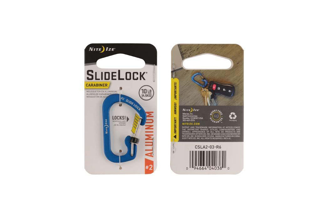 CARABINER WITH SLIDELOCK (ALU)
