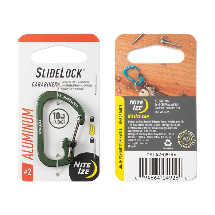 CARABINER WITH SLIDELOCK (ALU)