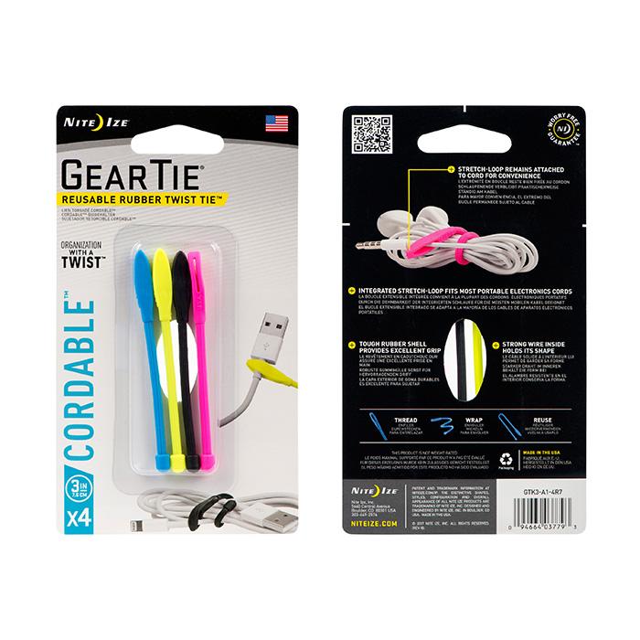 Cordable Twist Tie 3".