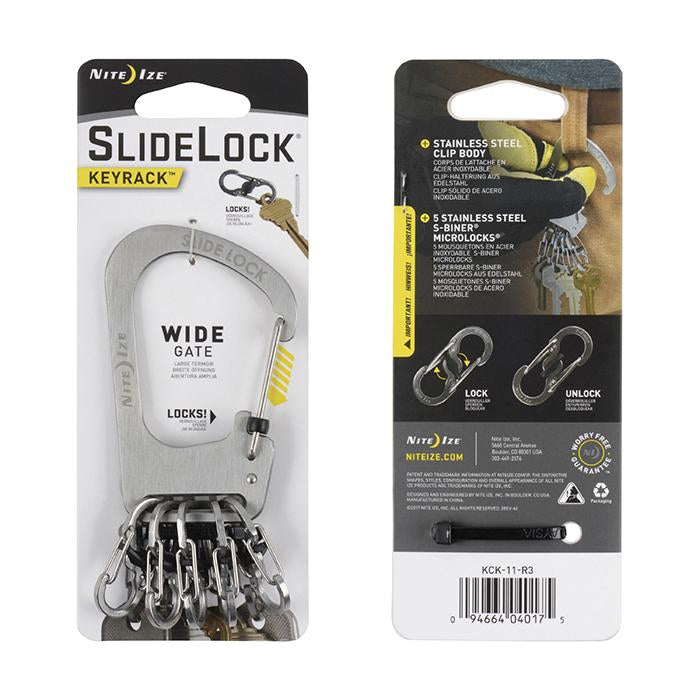 Carabiner Slidelock KeyRack SS.
