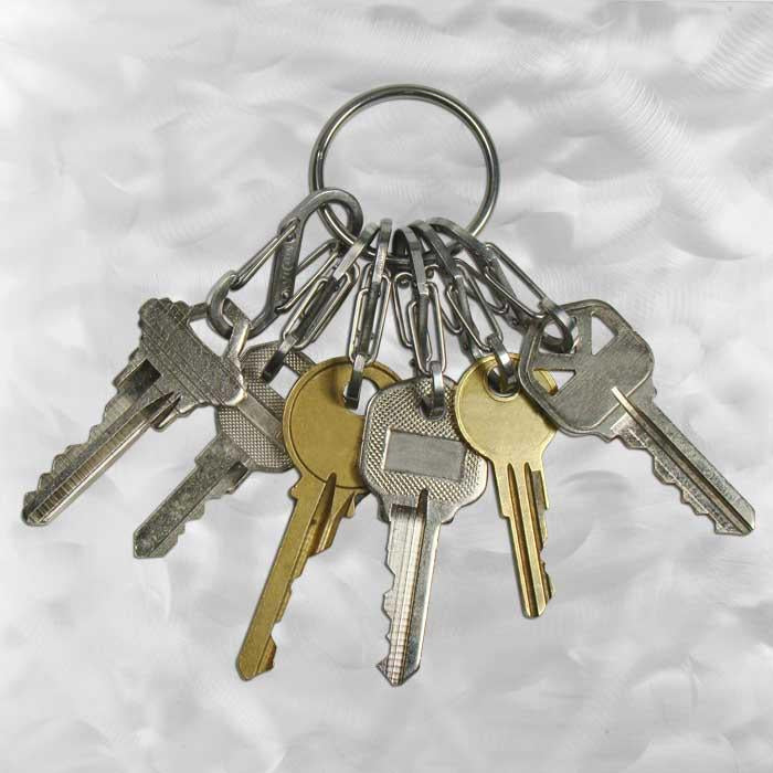 Key ring Locker with S-Biner KeyRacks.