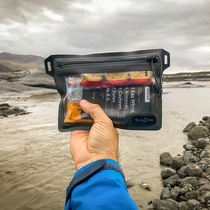 Waterproof Pocket.