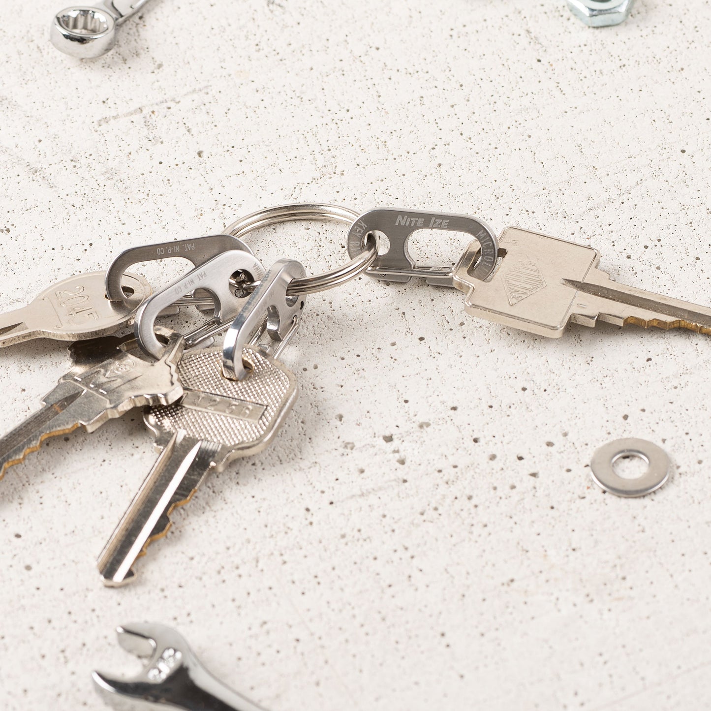 G-BINERS DUAL CHAMBER - SLIDELOCKKEYRING MICROLINK