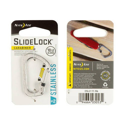 CARABINER WITH SLIDELOCK (SS)